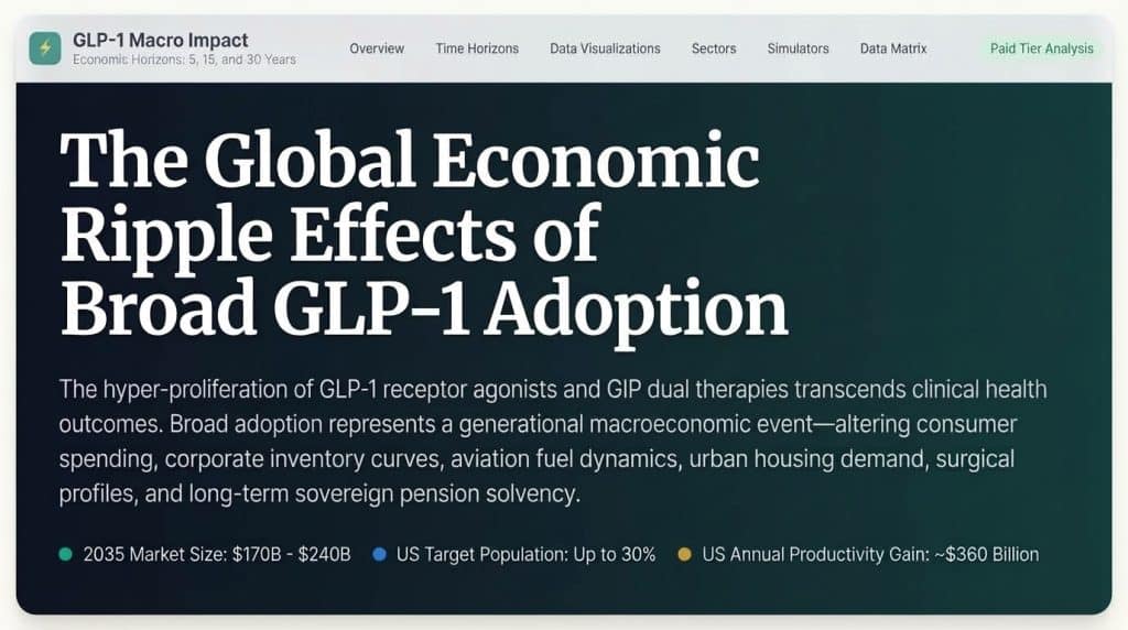 THE GLOBAL ECONOMIC RIPPLE EFFECTS OF BROAD GLP-1 ADOPTION